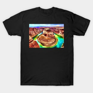 Horseshoe Bend Glen Canyon National Park Landscape T-Shirt